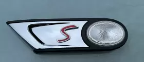 2-751-970 07-13 MINI COOPER CHROME TURN SIGNAL MARKER Rh #2