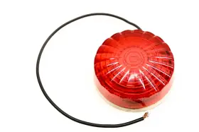 Aftermarket Hc010-12 2-3/8 Inch Round Red Signal Light Assembly Nos