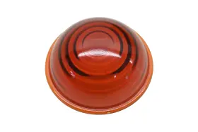 HN026-5 Amber Glass Beehive Turn Signal Lens Nos