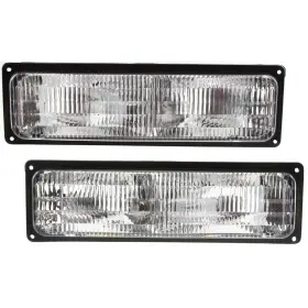 Ahn Auto Parts C3500HD C2500 Front Turn Signal Light Set For