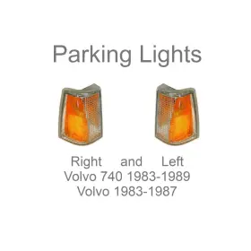 1342330 ALVO INDUSTRIES Parking Light Left Right 740 Volvo 1342330 ALVO INDUSTRIES Parking Light Left Right 740 Volvo