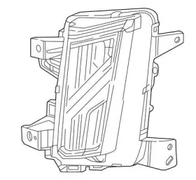 GM2531137 ALZARE Turn Signal Parking Light Passenger XT5