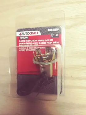 AC85819 AUTOCRAFT Front Rear Signal Electrical Socket Bulb Gm