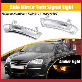 1K0949101-1K0949102 AUTOMALL TECH Pack Left Right Mirror Led #2