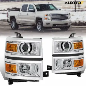 20933722 AUXITO Projector Headlights Lamps Lh Rh 1500 Chevy