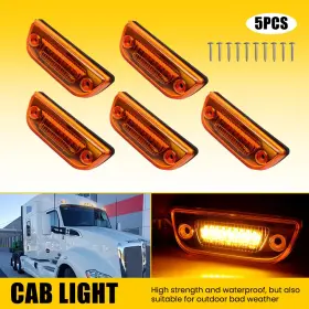 36780 AUXITO Led Roof Top Marker Amber Light Front Kenworth