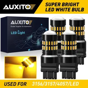 48SMD AUXITO Amber Turn Signal Lights Led Bulbs