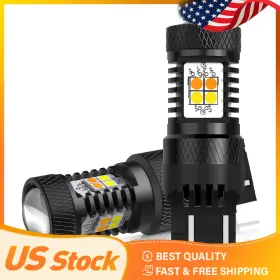 7443NA AUXITO Led Turn Signal Light Amber Lamps Power