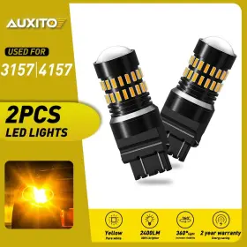 48HPLUG31573156 AUXITO Amber Led Rear Turn Signal Blinker