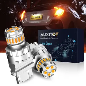 782890731478 AUXITO Amber Led Turn Signal Parking Light Bulbs