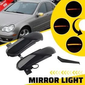 W171 AUXITO AUTOPARTS Benz Dynamic Amber Led Mirror Light Sl
