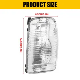 BK3Z-13B375-A AUXITO Rh Led Signal Mirror Light Transit Cargo #3