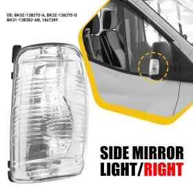 BK3Z-13B375-A AUXITO Rh Led Signal Mirror Light Transit Cargo