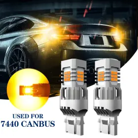 CANBUS7440W21W AUXITO Canbus Led Amber Turn Signal Parking