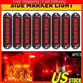 CBD-6LED-4R AUXITO Light Lamp Trailer Marker Waterproof