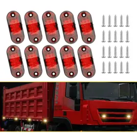 CBD-R-SRY-10PCS4 AUXITO Led Marker Light Waterproof Trailer
