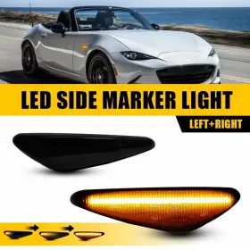 Auxito Eaaa-yzb-mx5-16-23-autoparts Amber Pair Sequential Led Side Marker Smoke Light Fit 16-2022 Mazda Mx-5 Miata Auxito Eaaa-yzb-mx5-16-23-autoparts Amber Pair Sequential Led Side Marker Smoke Light Fit 16-2022 Mazda Mx-5 Miata