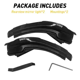 HSJD-MUSTANG-15-22 AUXITO Smoked Amber Led Sequential Blinker #2