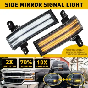 HSJD-SILVERADO-14-18TM AUXITO Dynamic Led Mirror Signal Light