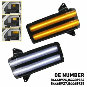 HSJD-SILVERADO-20-24YXWY AUXITO Smoked Lens Signal Light Gmc