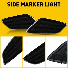 LLX00051 AUXITO Bumper Signal Fender Marker Lights Tj Jeep #2