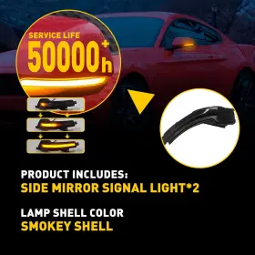 OEM-LAC-685-173-256 AUXITO Led Mirror Smoked Lens Turn Signal #3