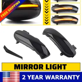 WWD-XPD-76541 AUXITO Benz Mirror Led Turn Signal Light Amber
