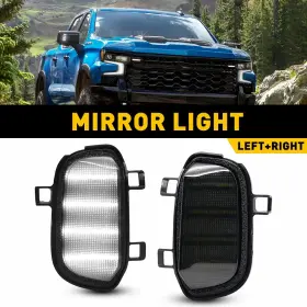 XPD-BSD-19691 AUXITO Led Mirror Lights Smoked 1500 Chevrolet