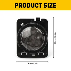 YZB-JK-07-17-LM AUXITO Jku Led Turn Signal Marker Fender Jeep #2