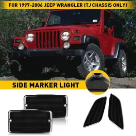 YZB-TJ-97-06-4N AUXITO Corner Bumper Lights Marker Lamps Jeep