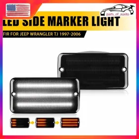 YZB-TJ-97-06-ZWWY AUXITO Led Front Turn Signals Lamp Amber Tj