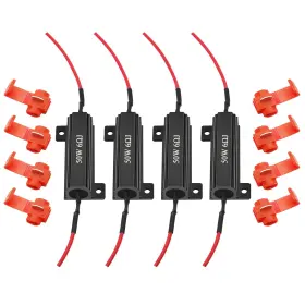 AUX-RESISTOR-4PCS-BLACK AUXLIGHT Resistors Fix Led Turn