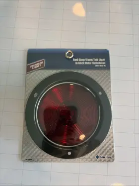 Barjan 020126341320 049-3341312 Red 4 Inch Turn Signal Stop Brake Tail Light Truck Trailer Barjan 020126341320 049-3341312 Red 4 Inch Turn Signal Stop Brake Tail Light Truck Trailer