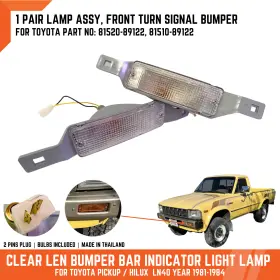 12-001-115-23-005 BD Bumper Signal Indicator Lamp Len Square