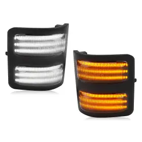 1448140 BESTVIEW Led Mirror Marker Signal Lights Smoked Amber