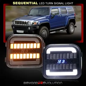 LC-HM3-206-V2-BK-320-K9 BEYOND REVOLUTION Sequential Led Drl