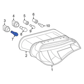 63217160897 BMW OE Front Turn Signal Light Bulb X5