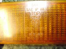 P25-2 BMW Front Bumper Blinker Turn Signal Light Lens 528E #2