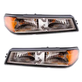 1224-0177LR BROCK Set Signal Lights Housing Chevy Park