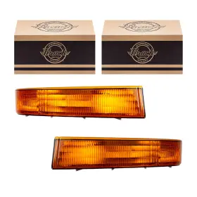3224-0005LR BROCK Signal Lights Front Marker Lamp Set Ford
