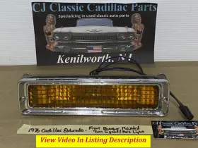 5966710 CADILLAC Front Bumper Turn Signal Marker Light Lens