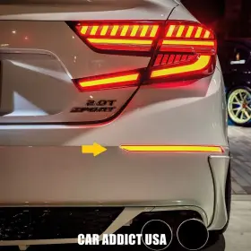HG002AC-WHT CARADDICT-USA Led Rear Reflector Light Signal