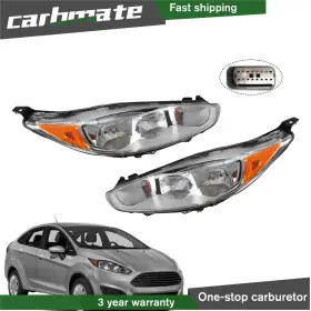 D2BZ13008C CARBMATE Headlights Headlamps Bulbs Left Right