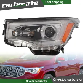 GM2502446 CARBMATE Led Drl Headlight Halogen Left Gmc Acadia