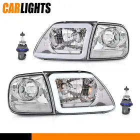 C-02HLA1238BWW CARLIGHTS Reflector Led Headlights Corner F150