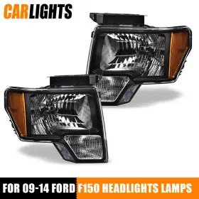 C-02HLA1239ABK CARLIGHTS High Beam Headlights Headlamps Left