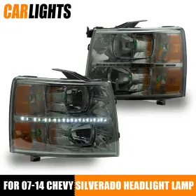 C-02HLA4537BSM CARLIGHTS Led Drl Strip Headlight Corner Chevy