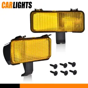 C-02SLA4503AYL CARLIGHTS Front Turn Signal Lamps Lights Set