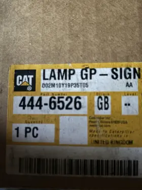 444-6526 CATERPILLAR Signal Lamp Cat Engine Tractor C13 C9