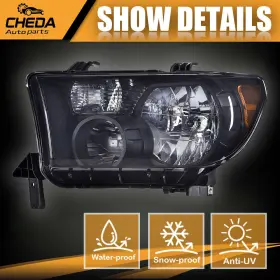 GPL85079 CHEDA Headlight Lamp Projector Lens Toyota Tundra #2